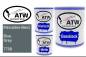 Preview: Mercedes-Benz, Blue Grey, 7709: 1L Lackdose + 1L Klarlack + 500ml Härter - Set, von ATW Autoteile West.